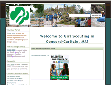 Tablet Screenshot of ccgirlscouts.org